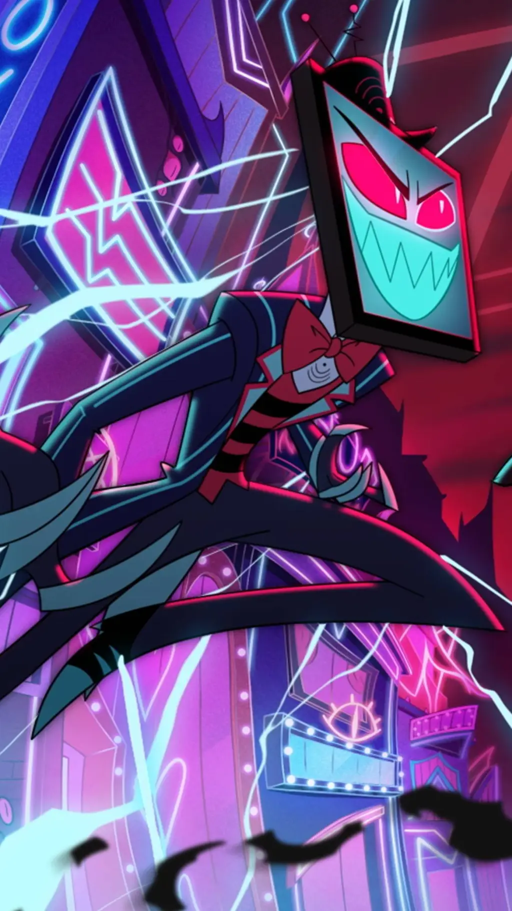 ai character: Vox (Hazbin Hotel) background
