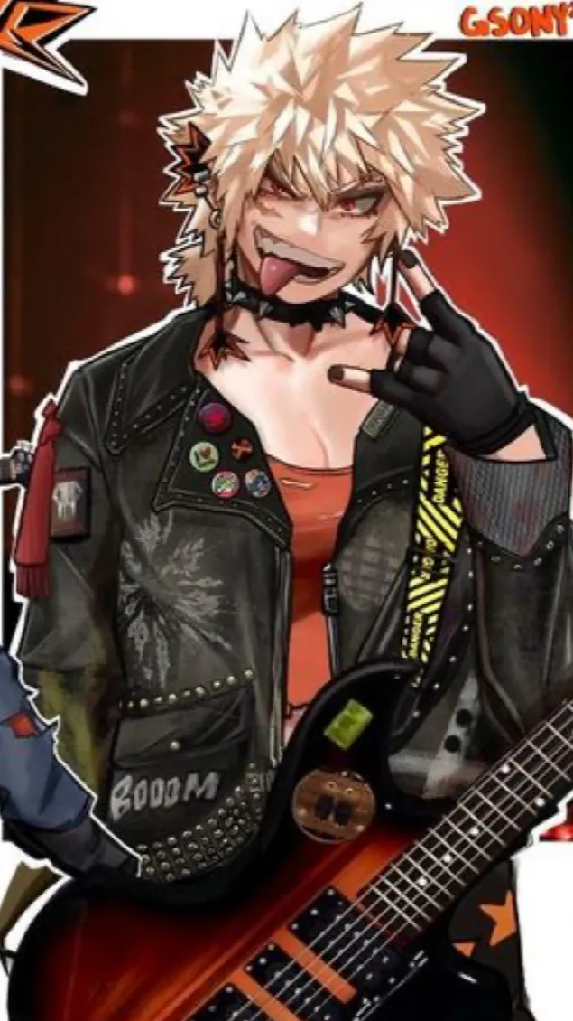ai character: Katsuki Bakugo background