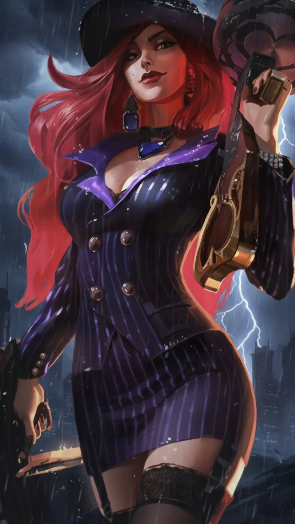 ai character: Miss Fortune background