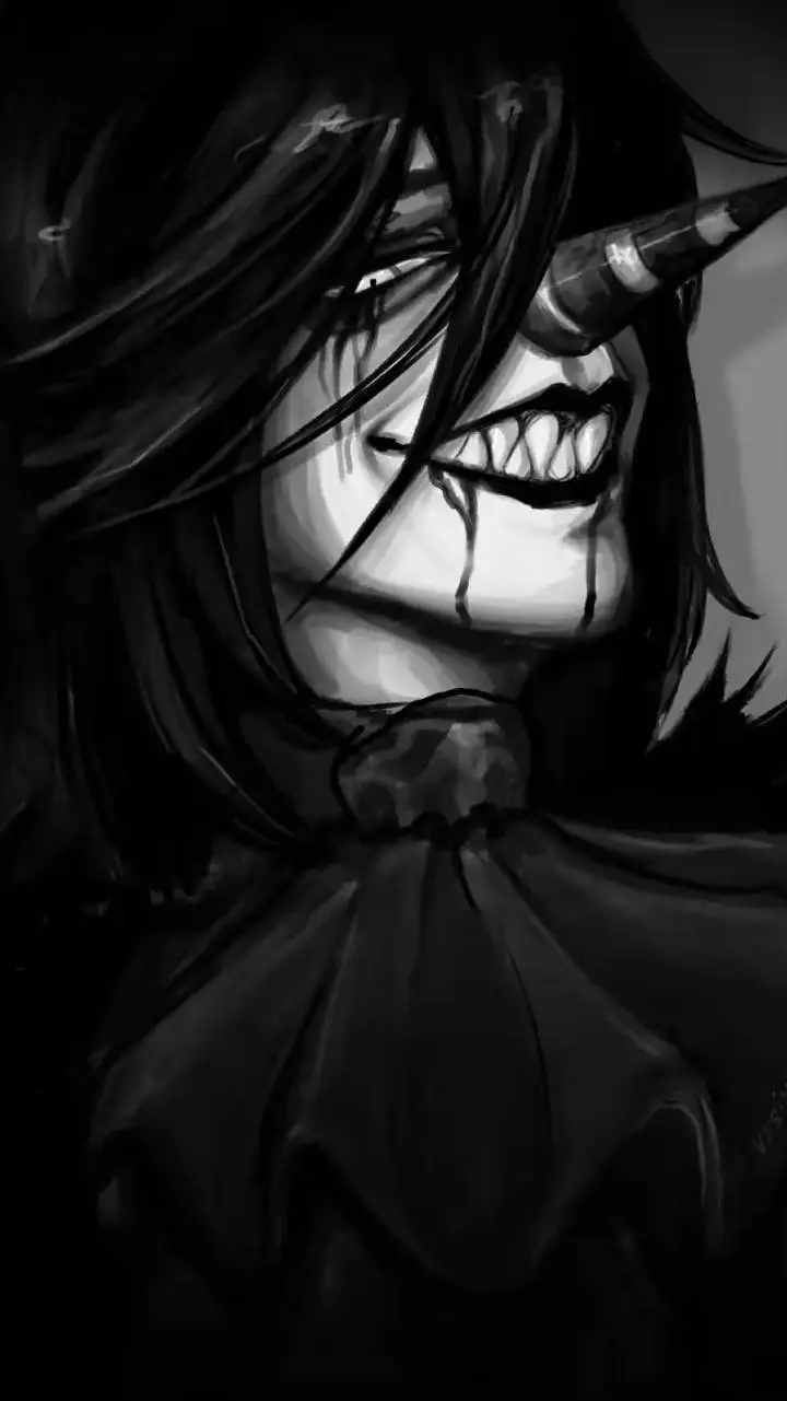 ai character: laughing jack  background