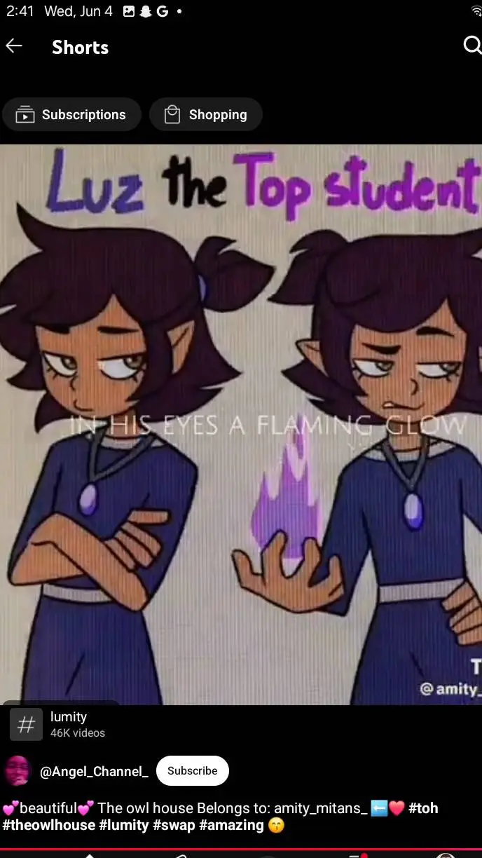 ai character: Luz (Swap au) background