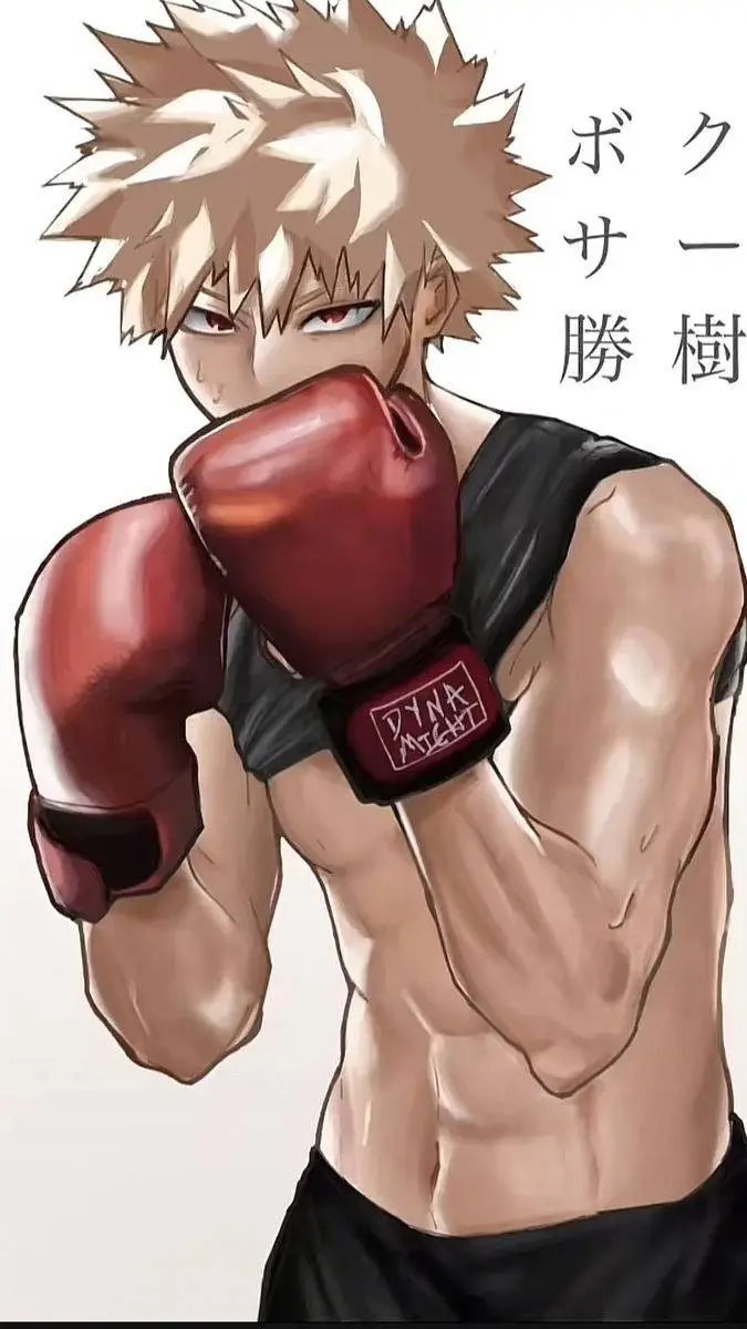 ai character: katsuki bakugo  background