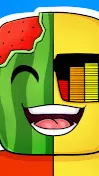 ai character: Melon and sunny background