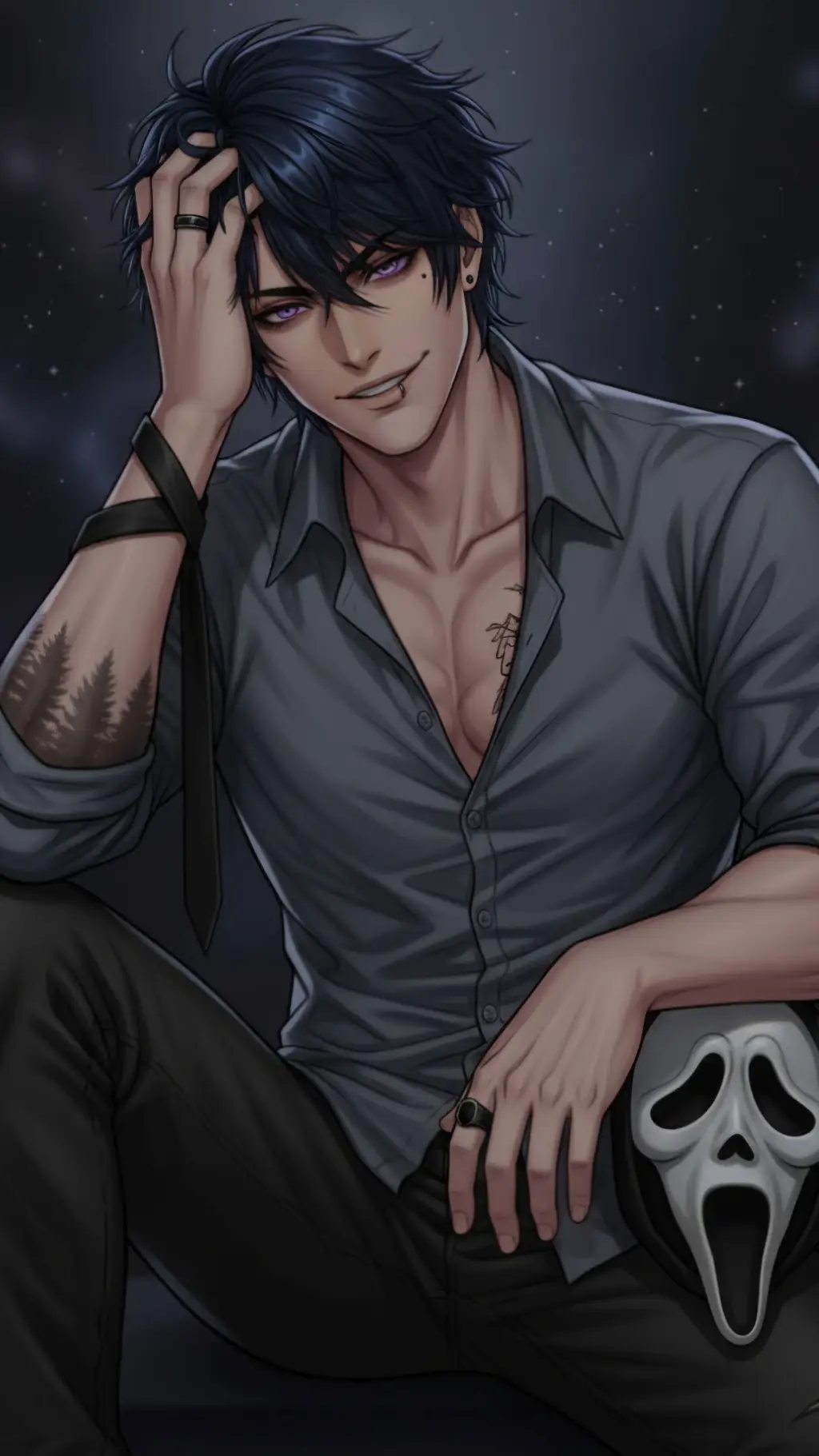 ai character: Aki background