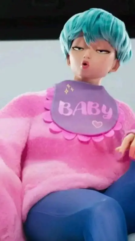 ai character: baby saja background