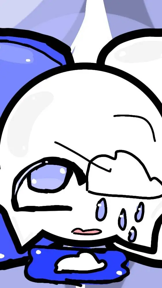 ai character: Clowdy//💙!(oc)  background