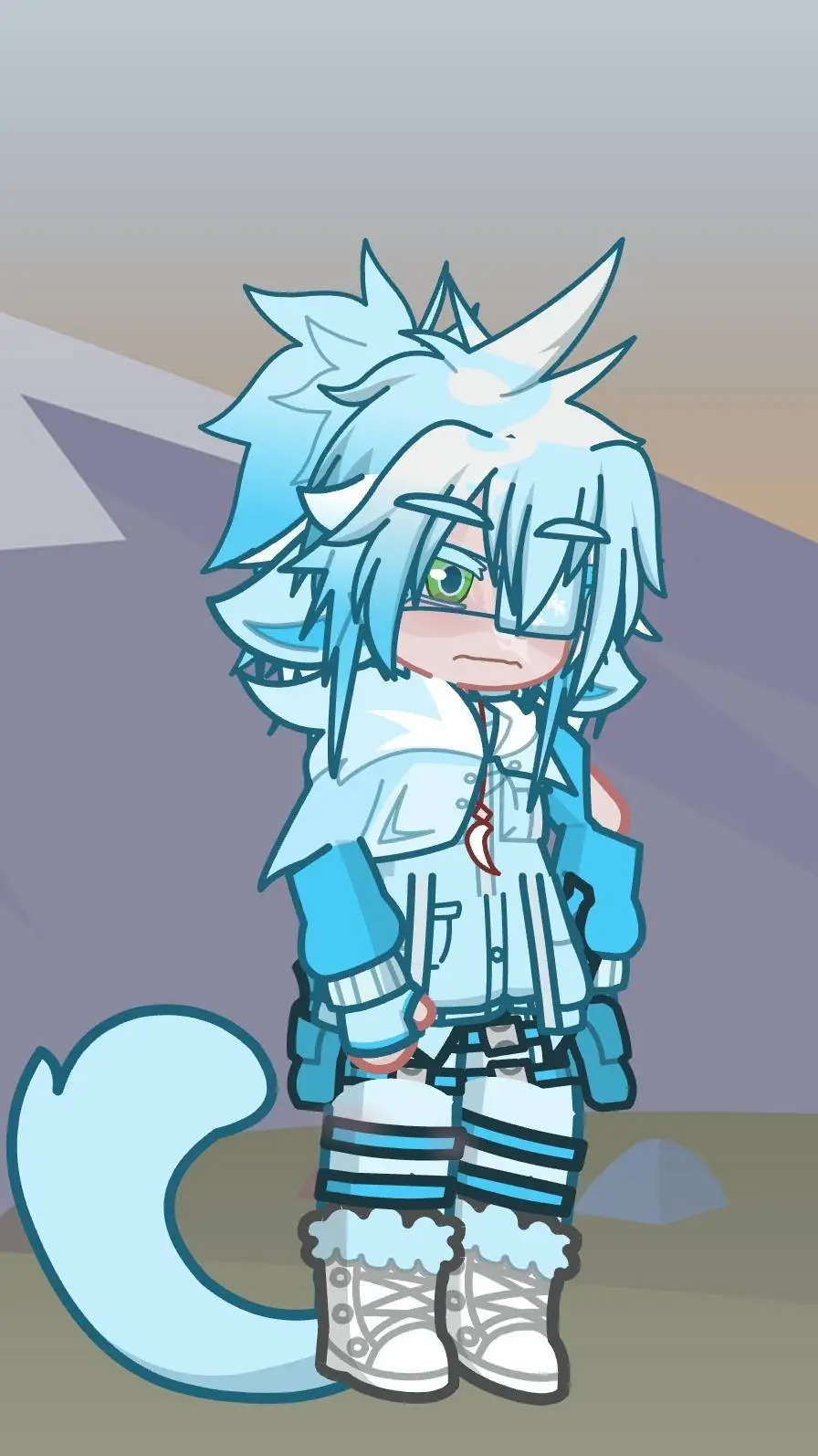 ai character: Yeti Tubby(Icicle) background