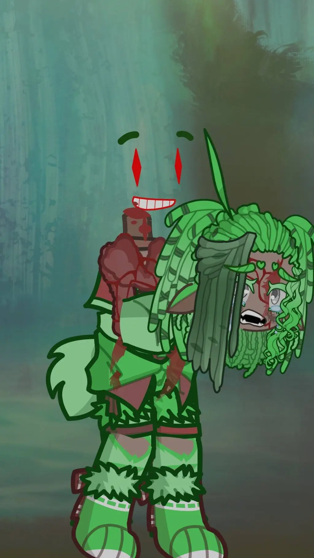 ai character: HeadLess Dipsy! background