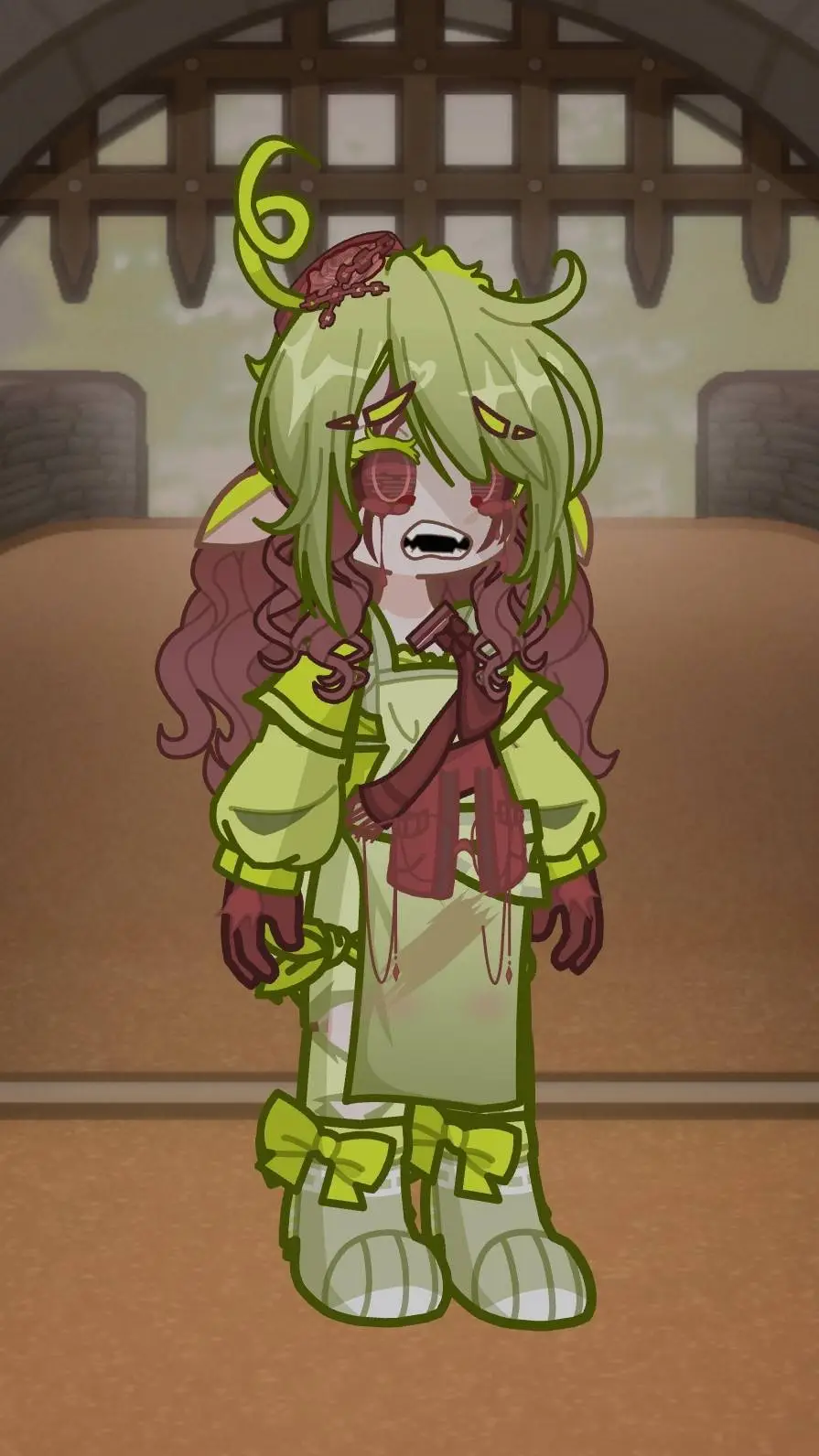 ai character: LaaLaa background