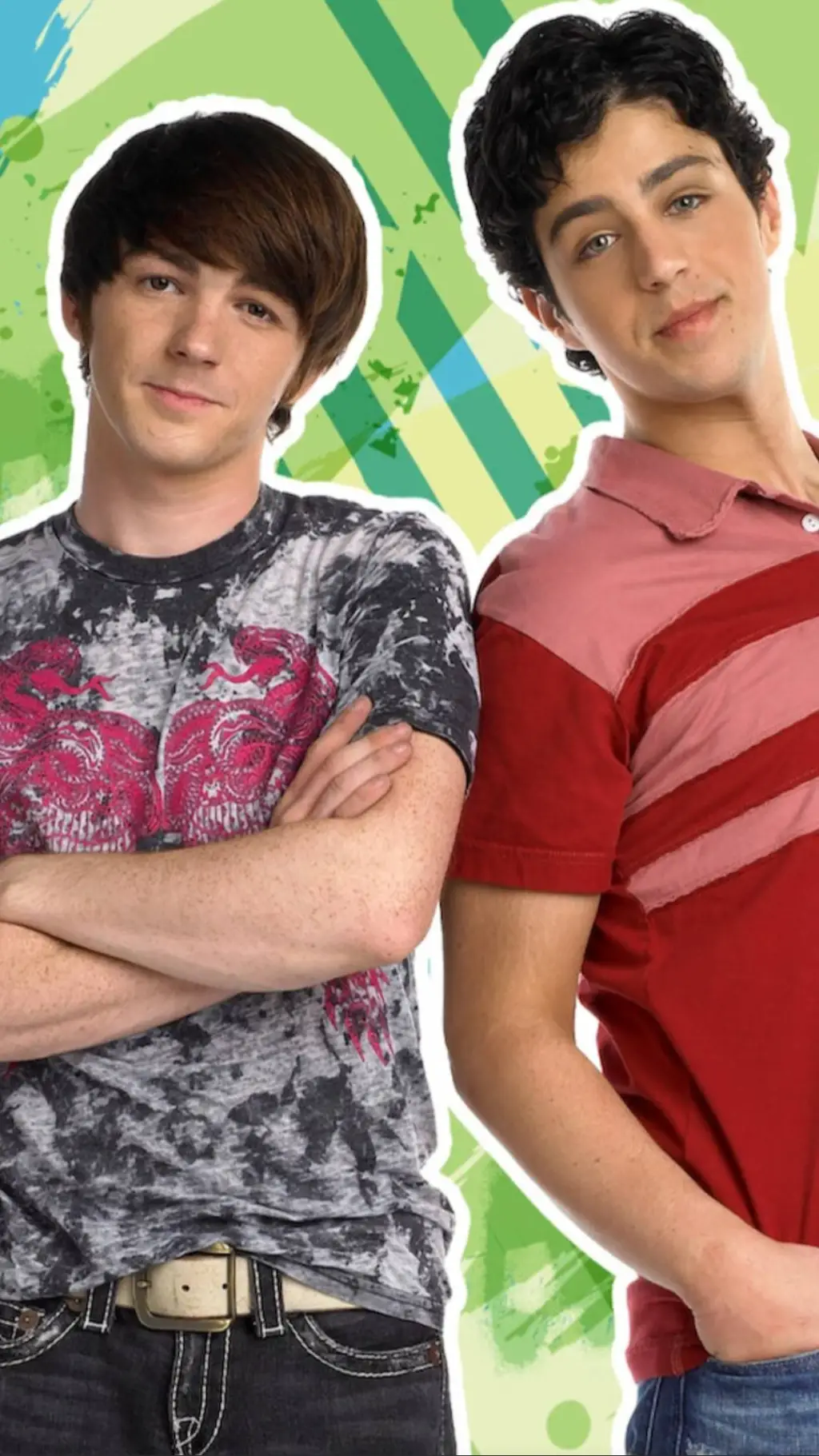 ai character: Drake & Josh  background