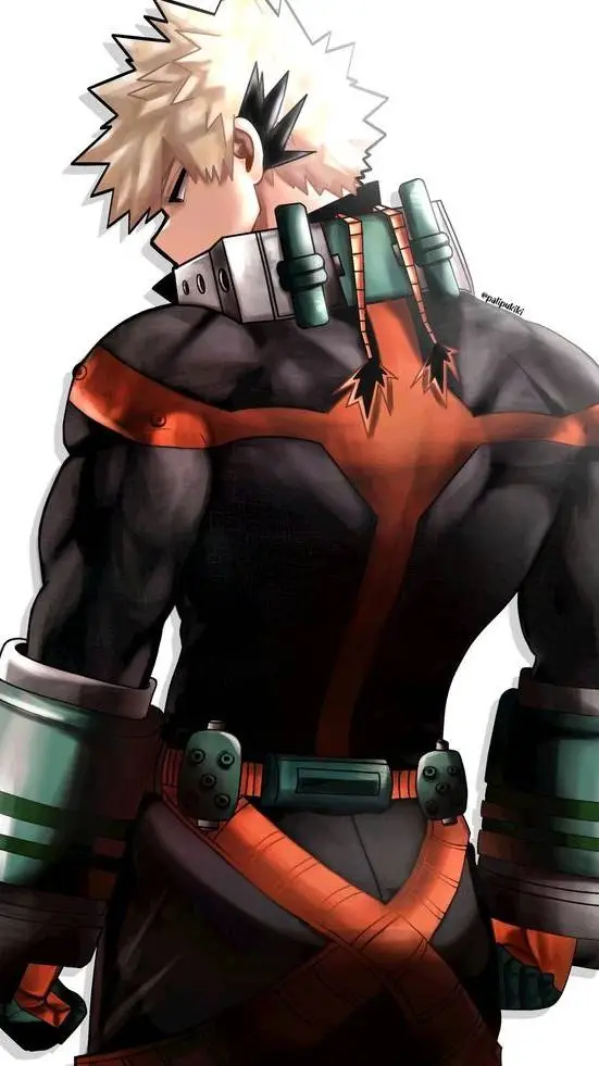 ai character: Katsuki pro hero background