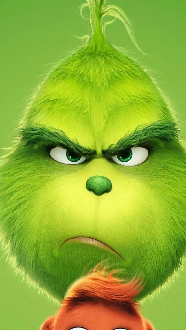 ai character: GRINCH  background