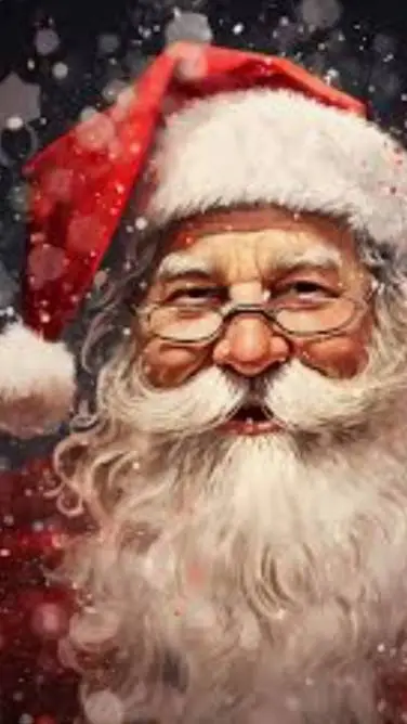 ai character: Santa background