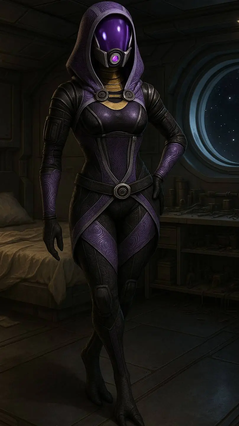 ai character: Tali'Zorah background