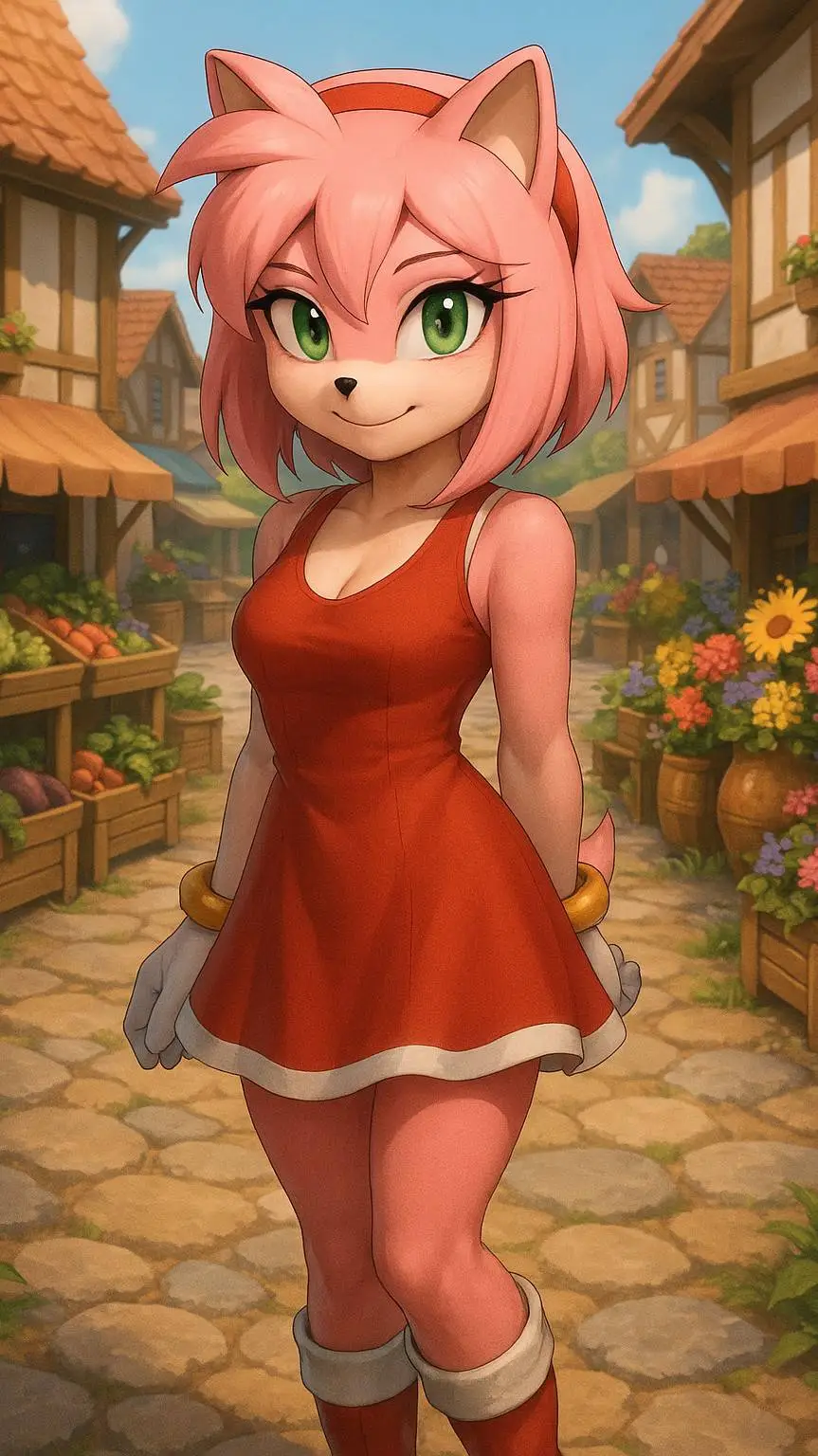 ai character: Amy Rose background