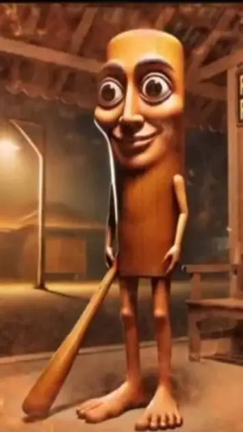 ai character: Tung tung shaur background