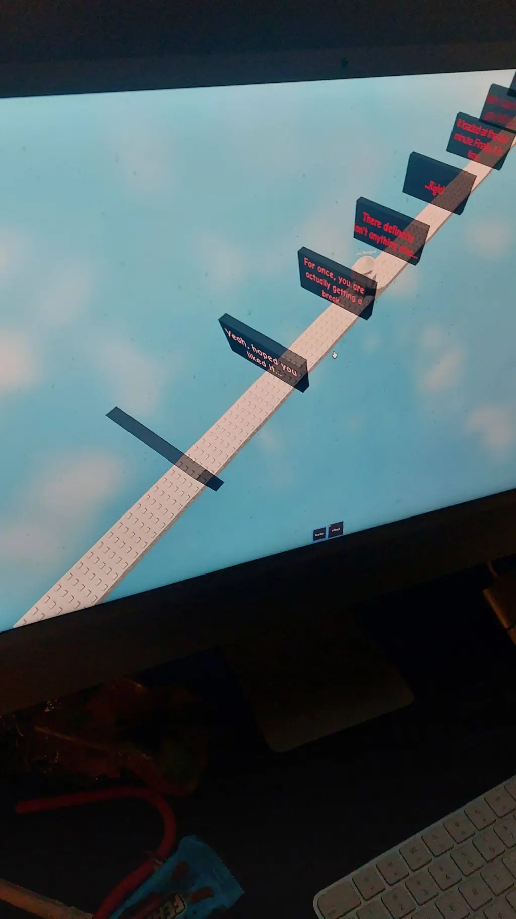 ai character: you won. background