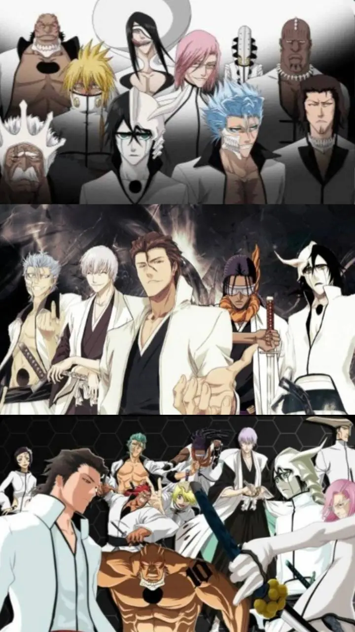 ai character: Aizen & Espadas.  background