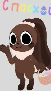 ai character: cocoa background