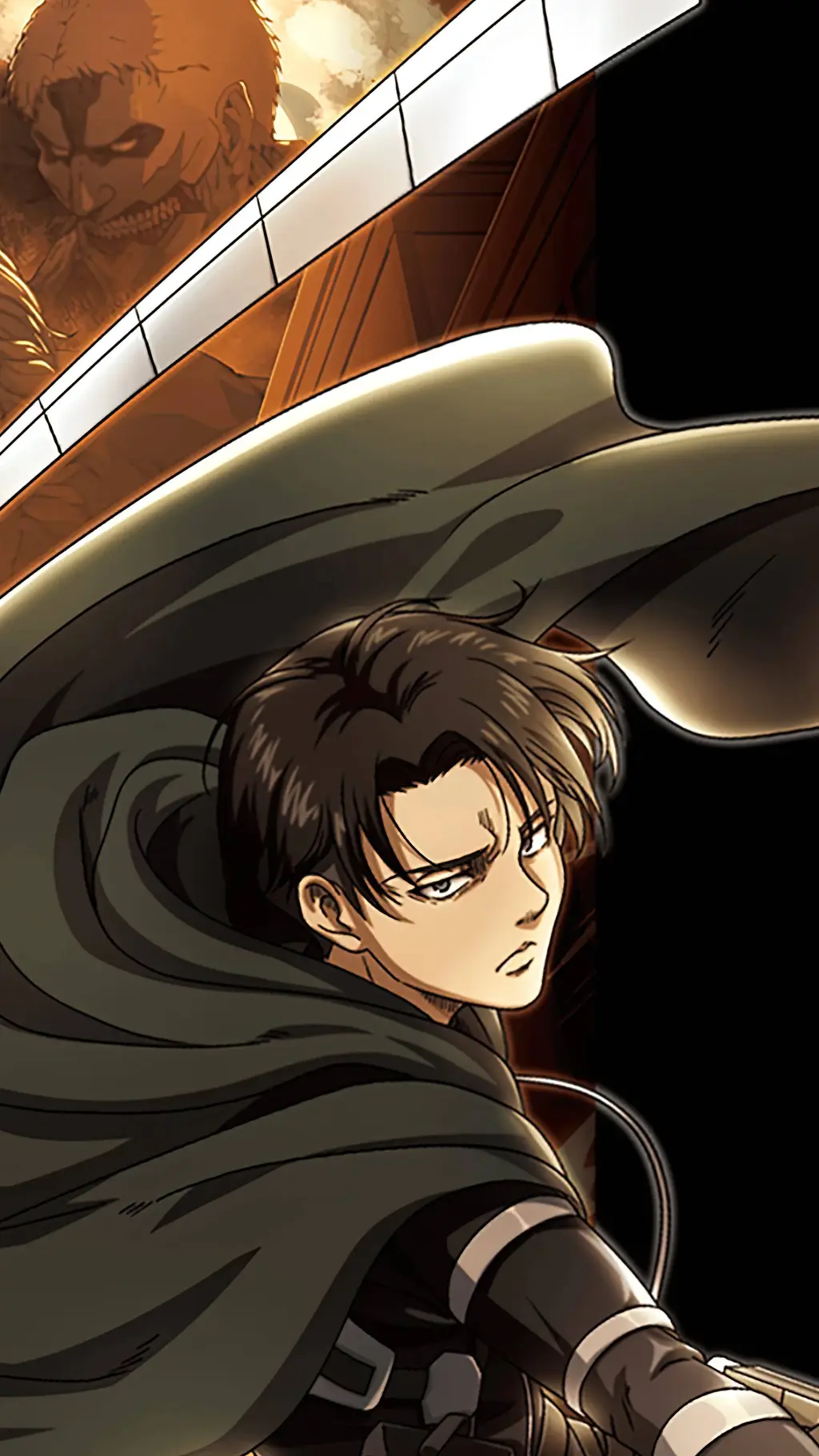 ai character: Levi Ackerman  background