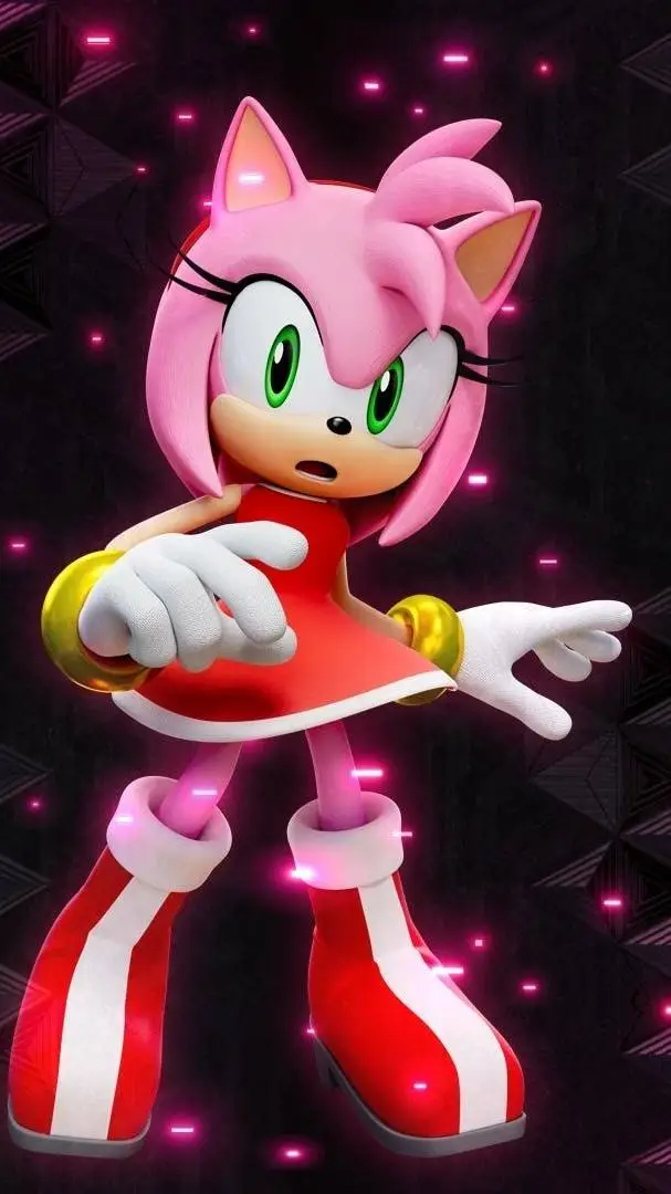 ai character: Amy Rose  background