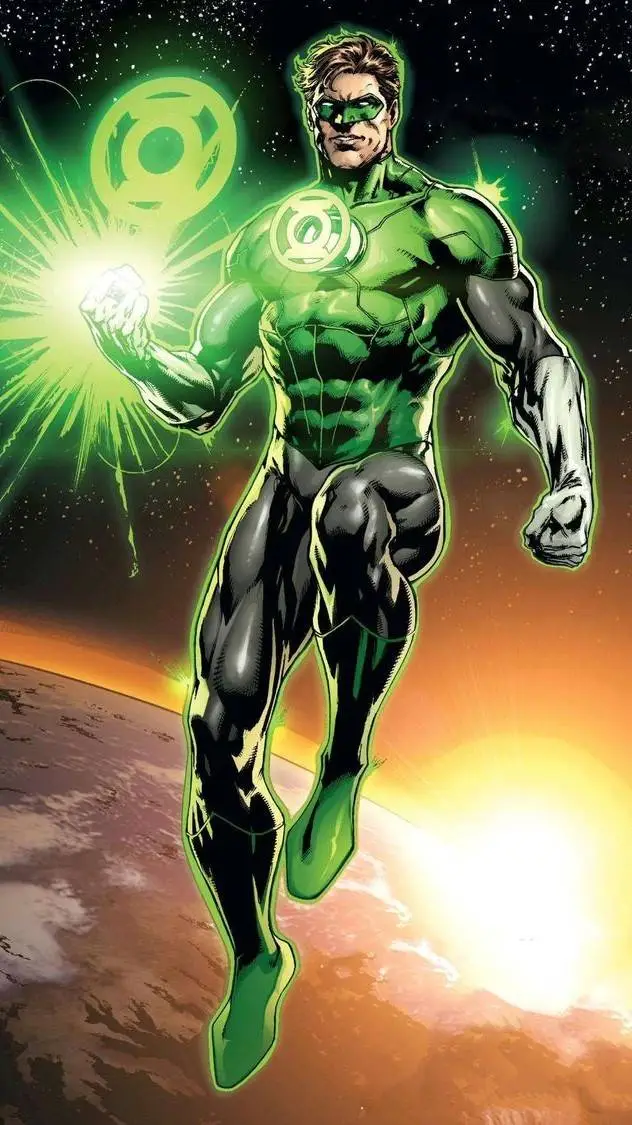 ai character: Green Lantern background