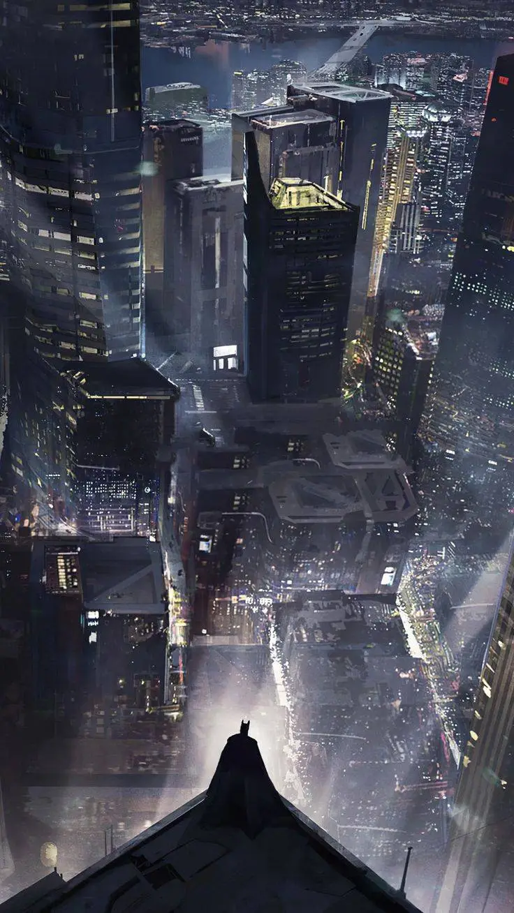 ai character: Gotham City  background