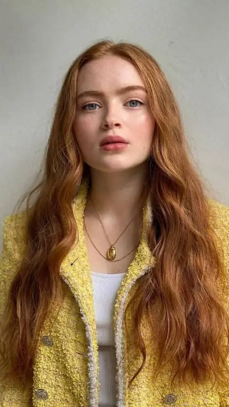 ai character: Sadie Sink  background
