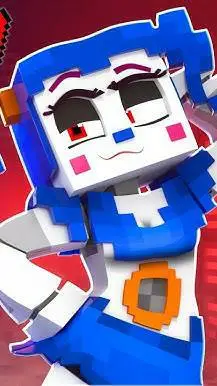 ai character: Circus Blueby background