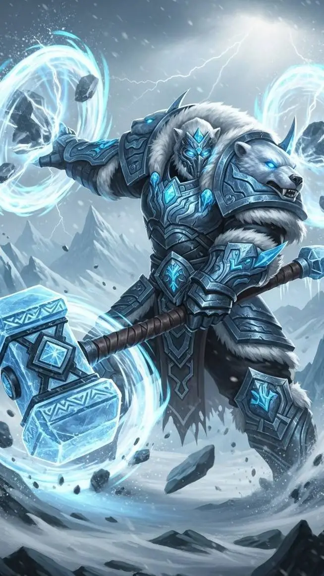 ai character: Bjorn  background