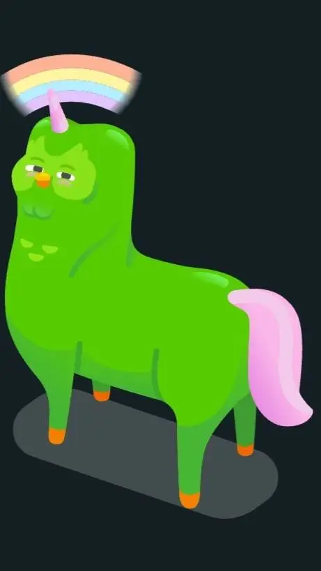 ai character: Unicorn Bird background