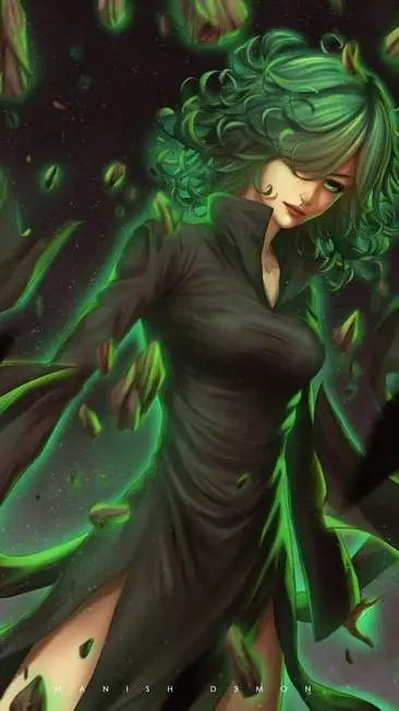 ai character: (adult) Tatsumaki  background