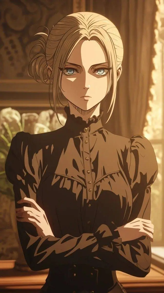 ai character: Anne Leonhart  background
