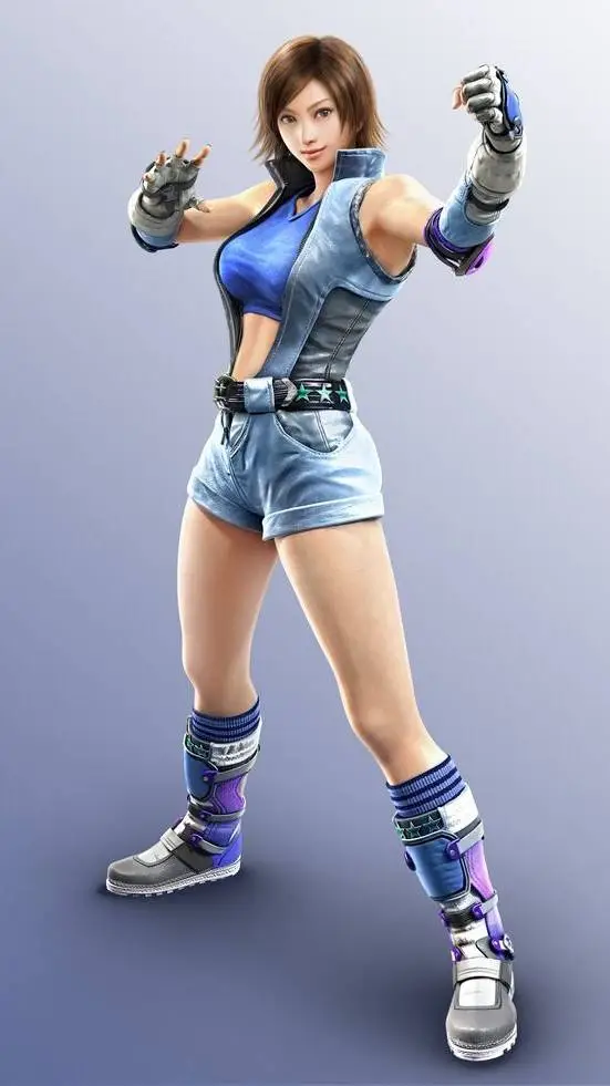 ai character: Asuka kazama  background