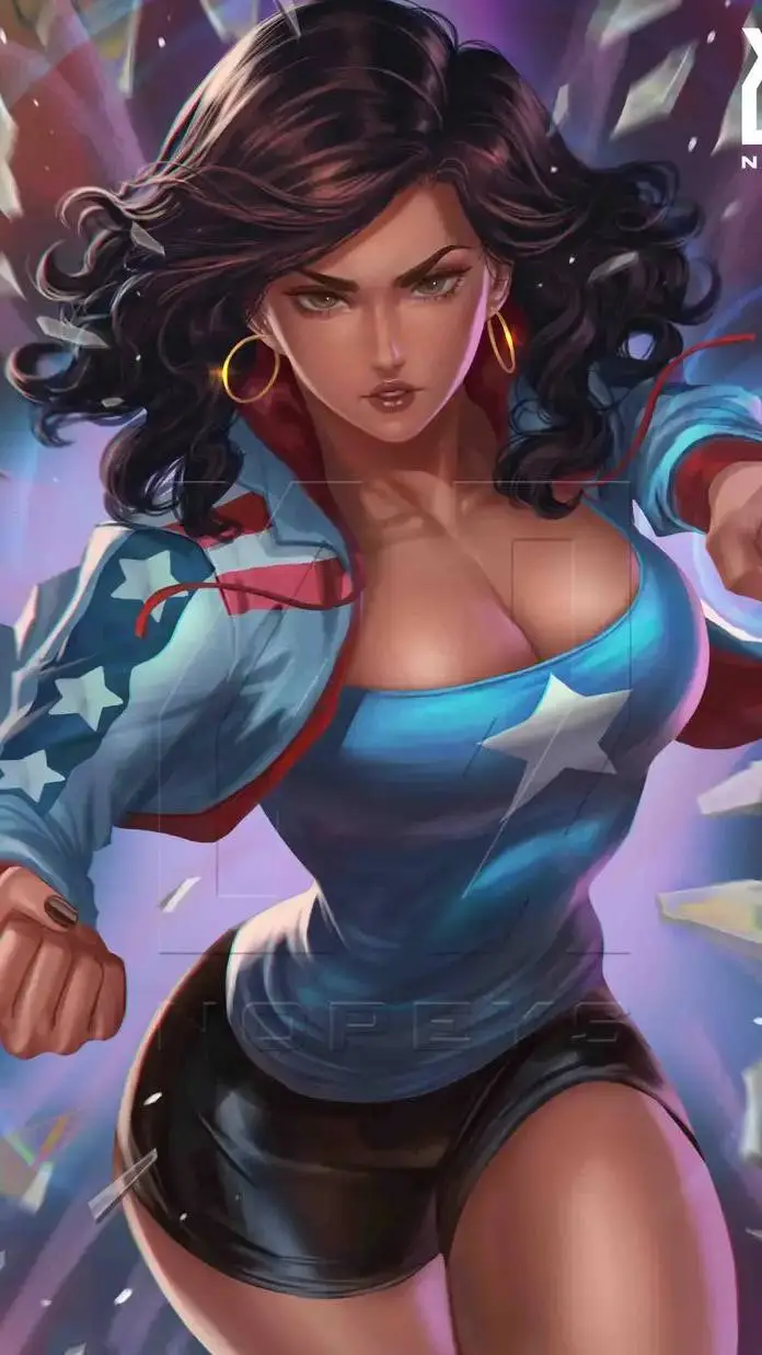 ai character: America Chavez background