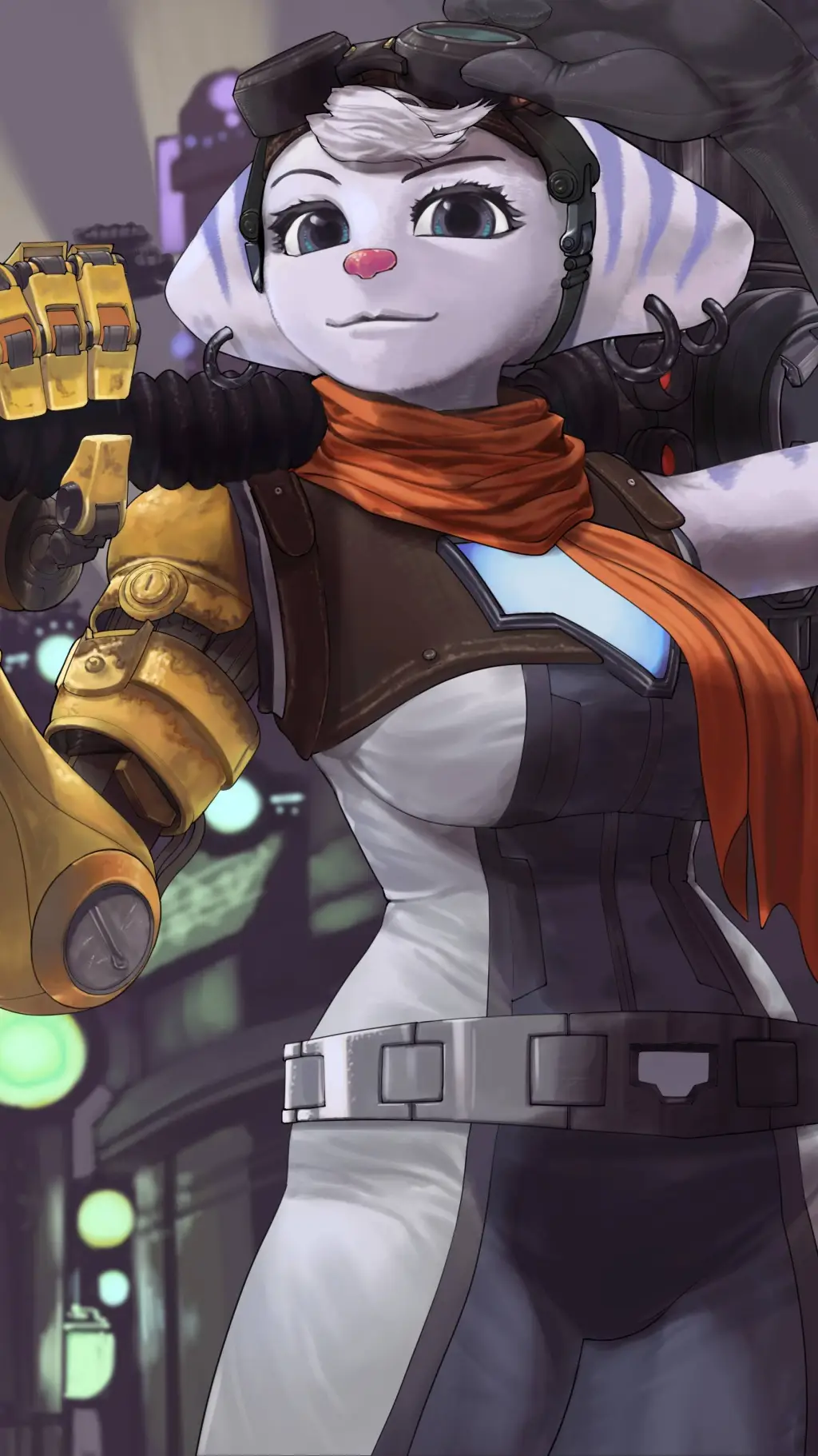 ai character: Rivet background