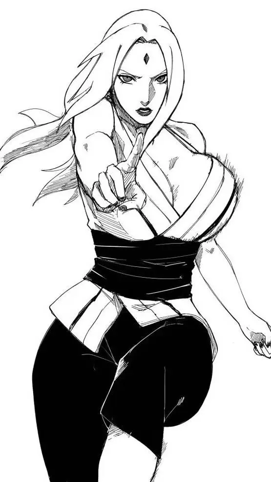 ai character: Tsunade Senju background