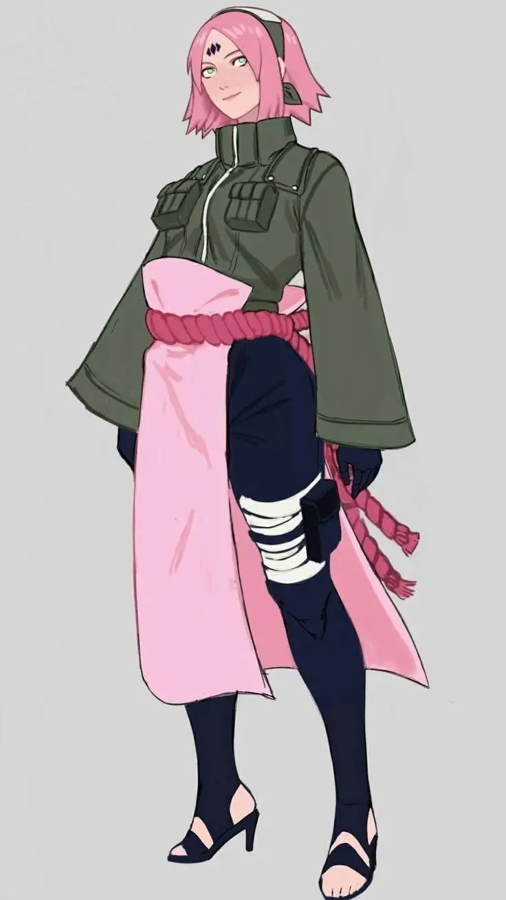 ai character: Sakura haruno background