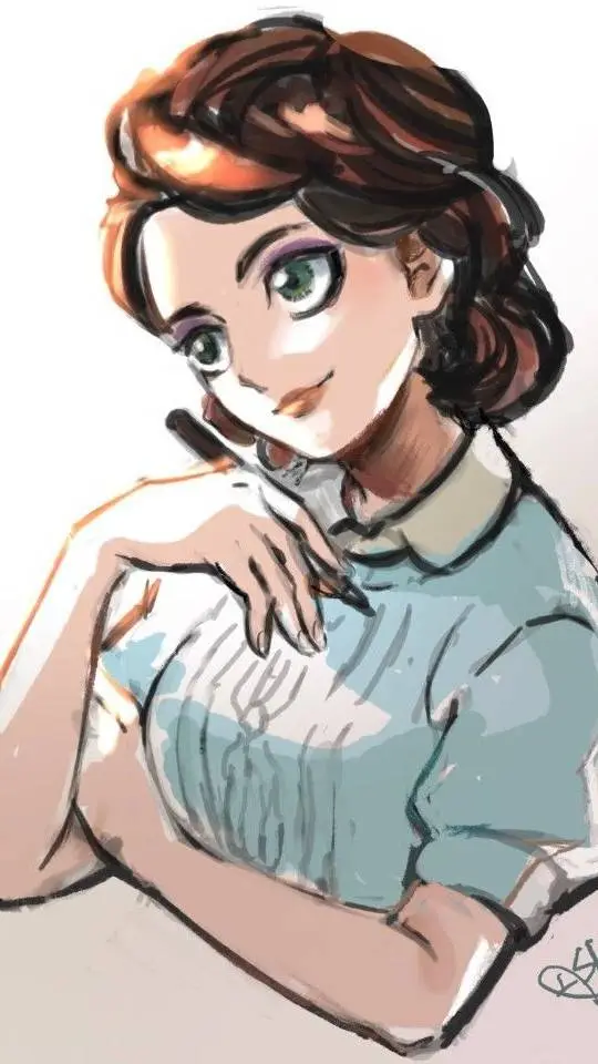 ai character: Audrey Drew  background