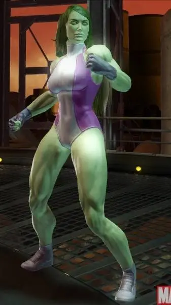 ai character: She - Hulk background