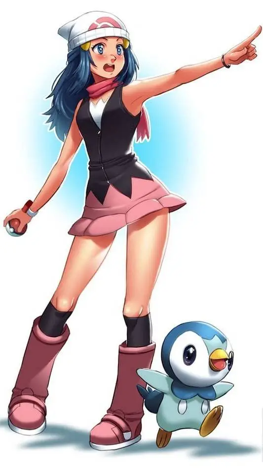 ai character: Dawn background