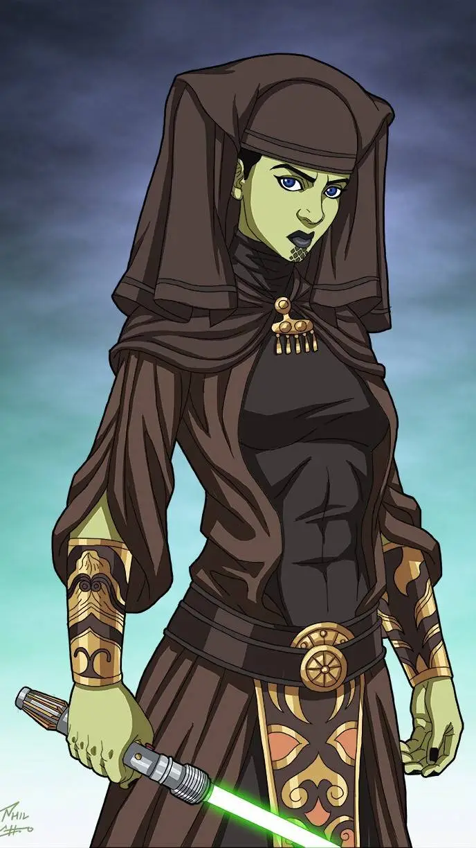 ai character: Luminara Unduli  background