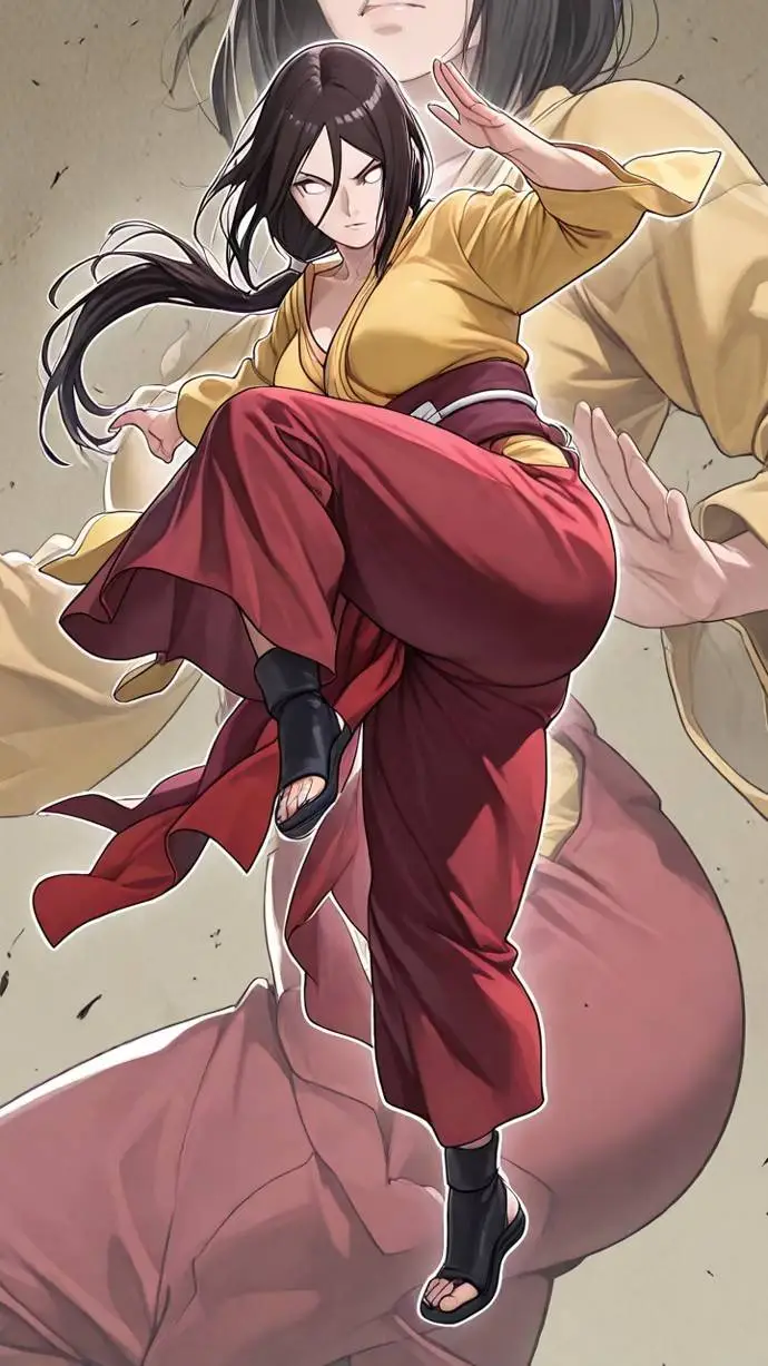 ai character: Hanabi Hyuga background