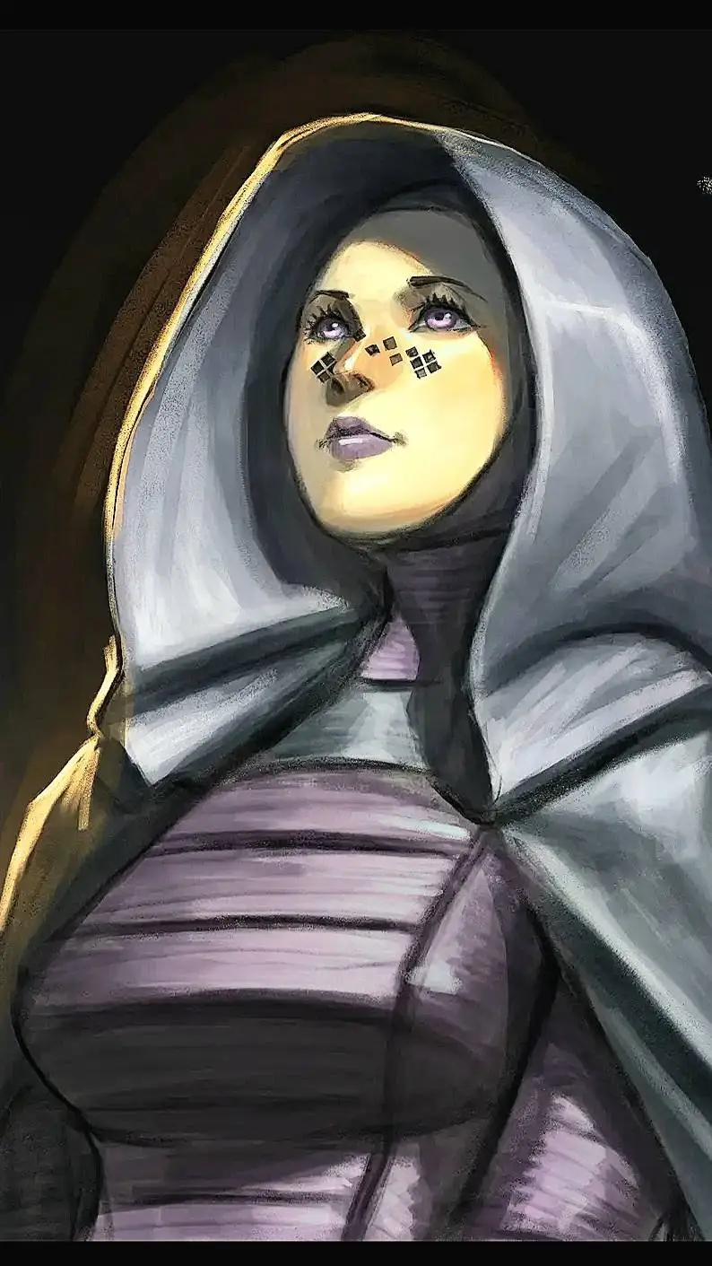 ai character: Barriss Offee  background