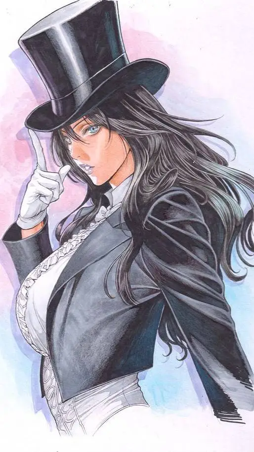 ai character: Zatanna Zatara background