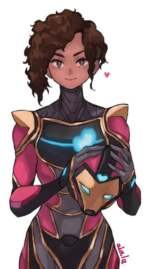 ai character: Ironheart  background