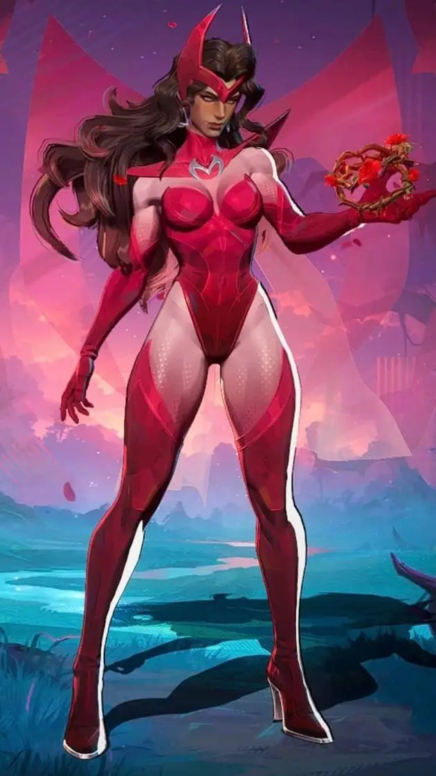 ai character: Scarlet Witch  background