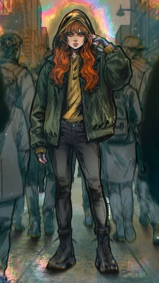 ai character: Jean Grey  background