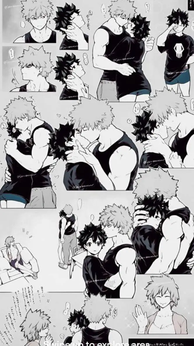 ai character: Bakudeku~ background