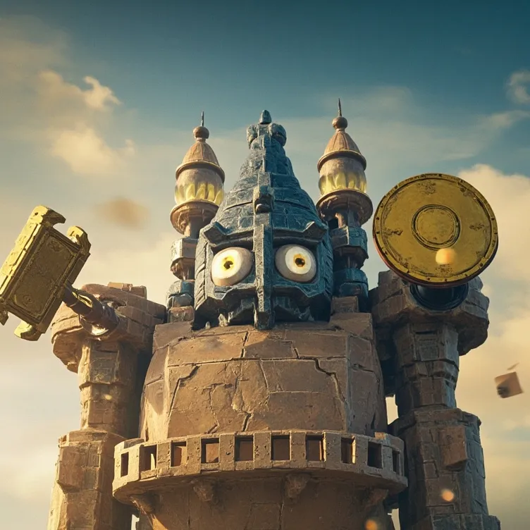 chat with ai character: Castle Cham God